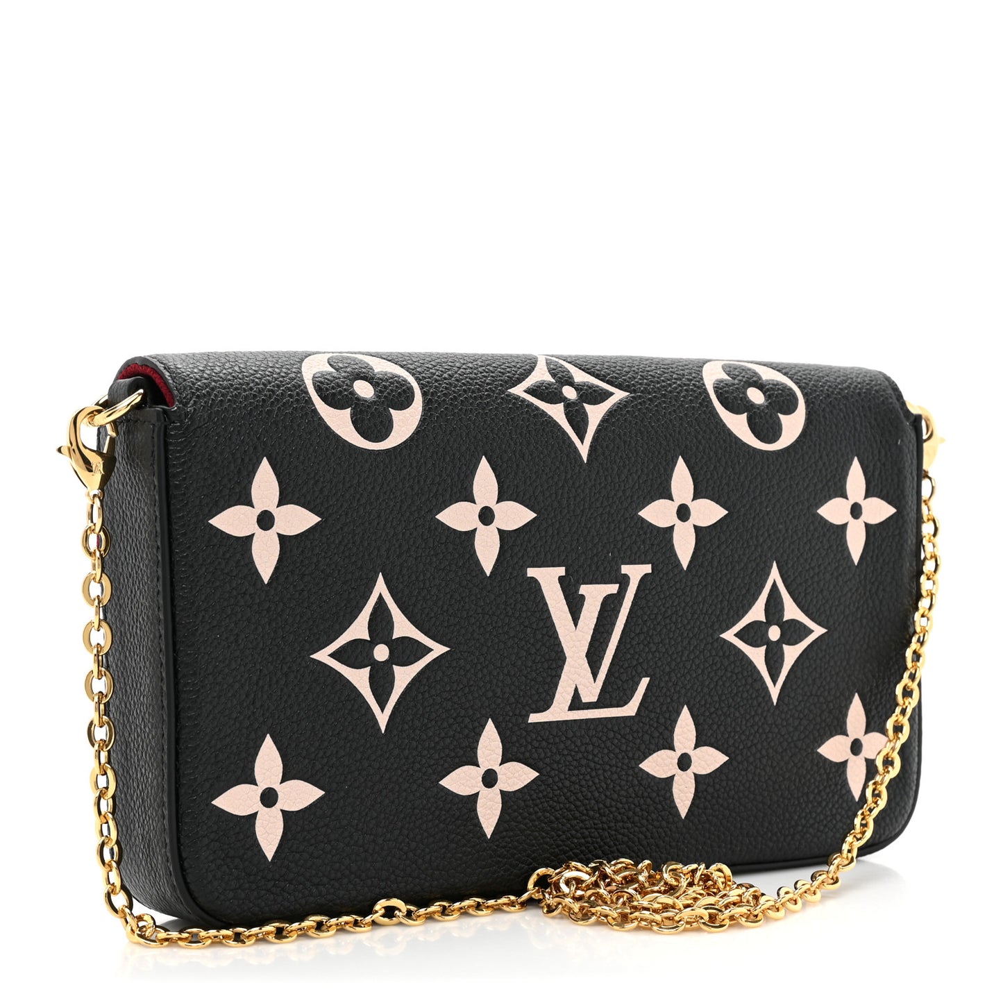 Empreinte Monogram Giant Felicie Pochette Black Beige