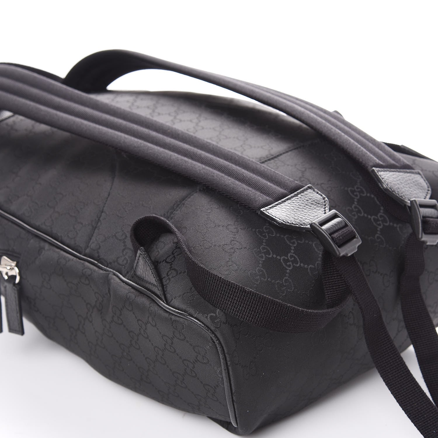 Gucci Nylon Monogram Slim Backpack Black 4 of 8