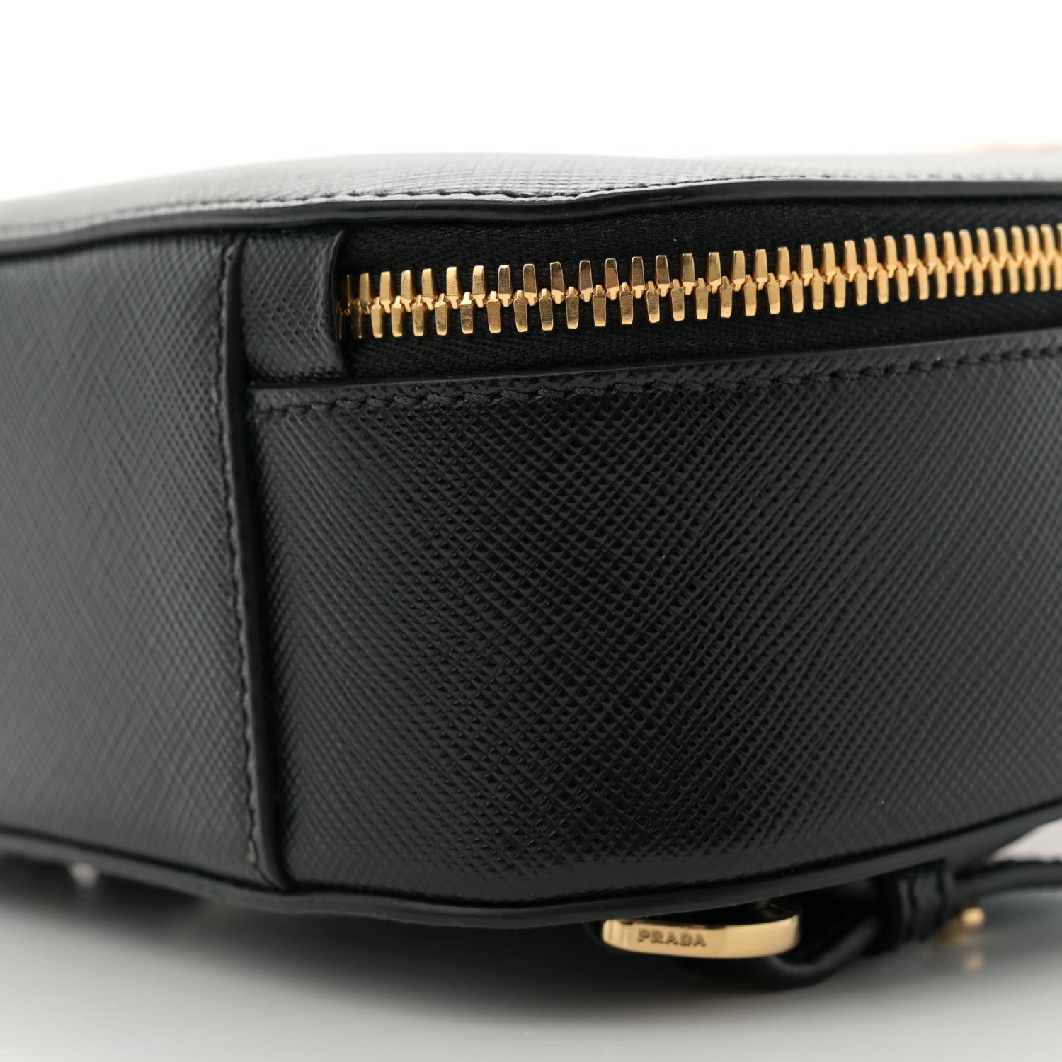 Prada Saffiano Lux Mini Odette Backpack Black 9 of 10