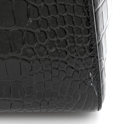 Givenchy Calfskin Crocodile Embossed Mini Antigona Black 11 of 11