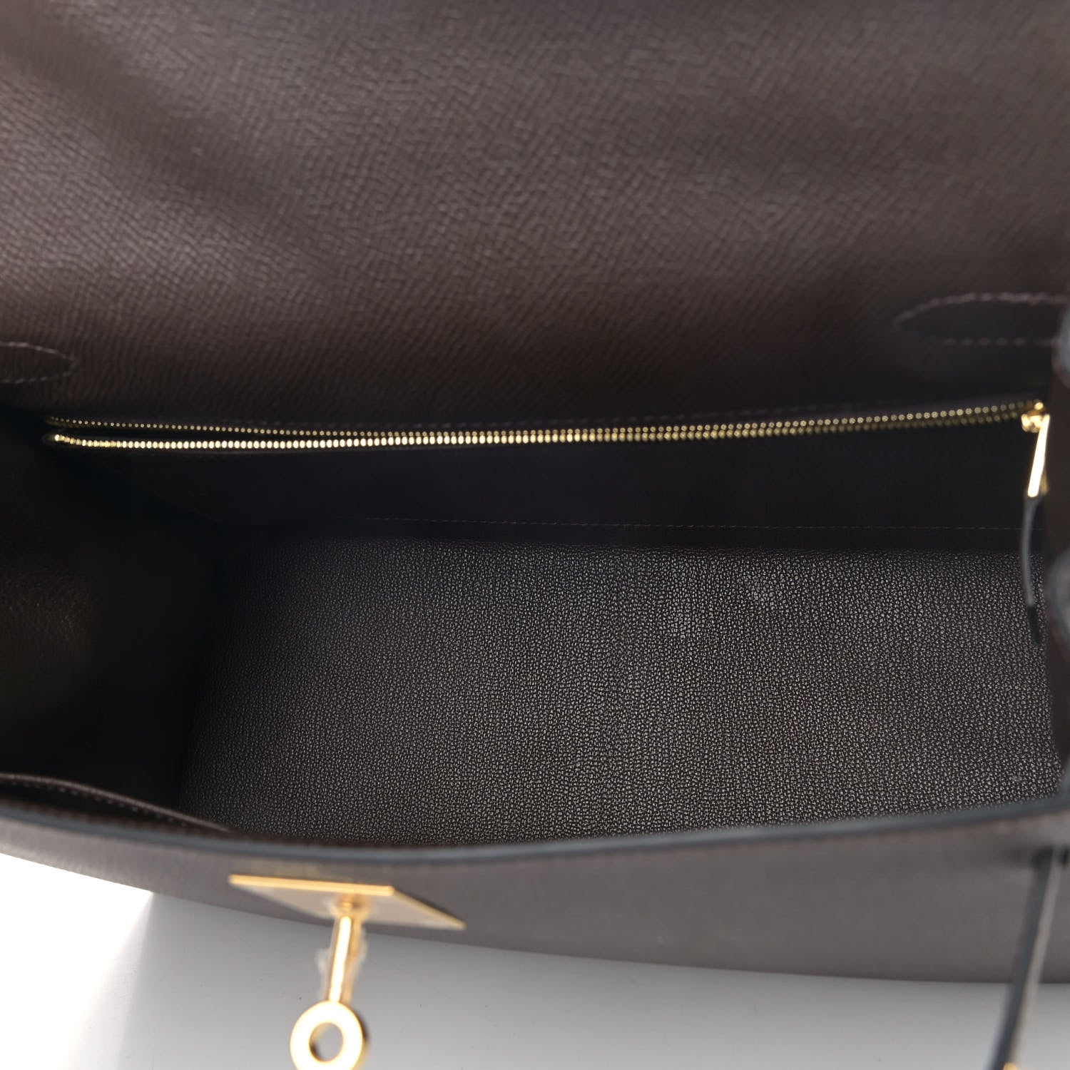 Hermes Epsom Kelly Sellier 28 Chocolate 4 of 8