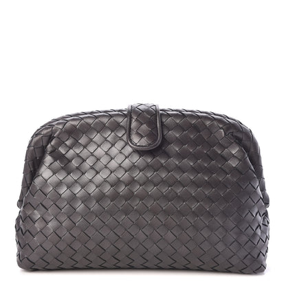 Bottega Veneta Nappa Intrecciato The Lauren 1980 Clutch Ebano 1 of 11