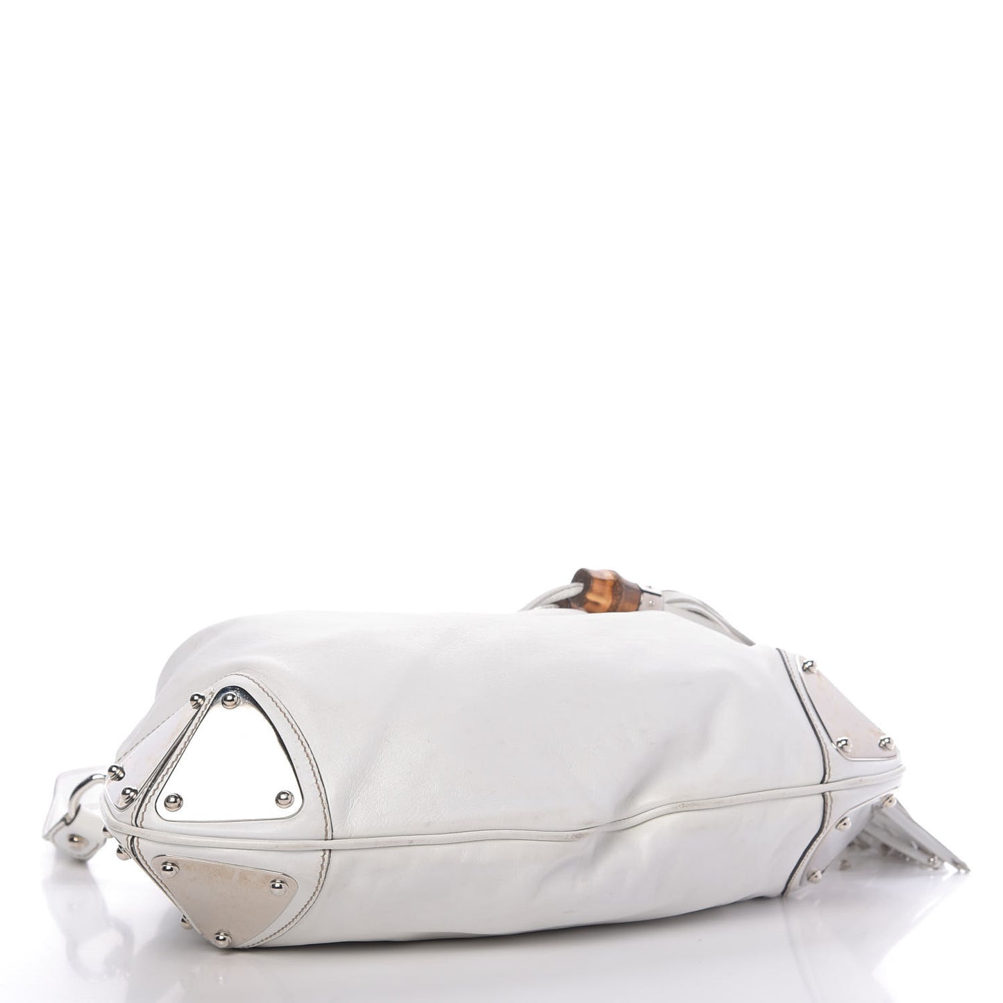 Calfskin Medium Indy Top Handle Hobo White