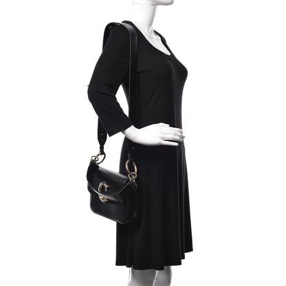 Chloe Calfskin Small C Double Carry Black 3 of 10