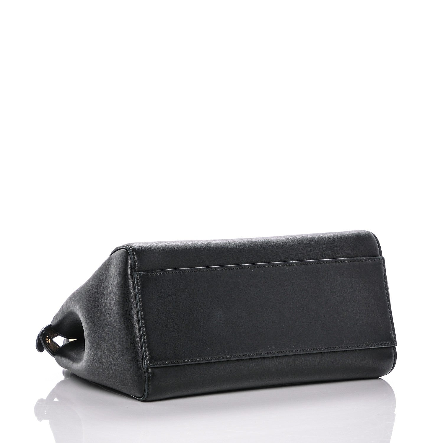Fendi Nappa Mini Peekaboo Iconic Satchel Black 4 of 6