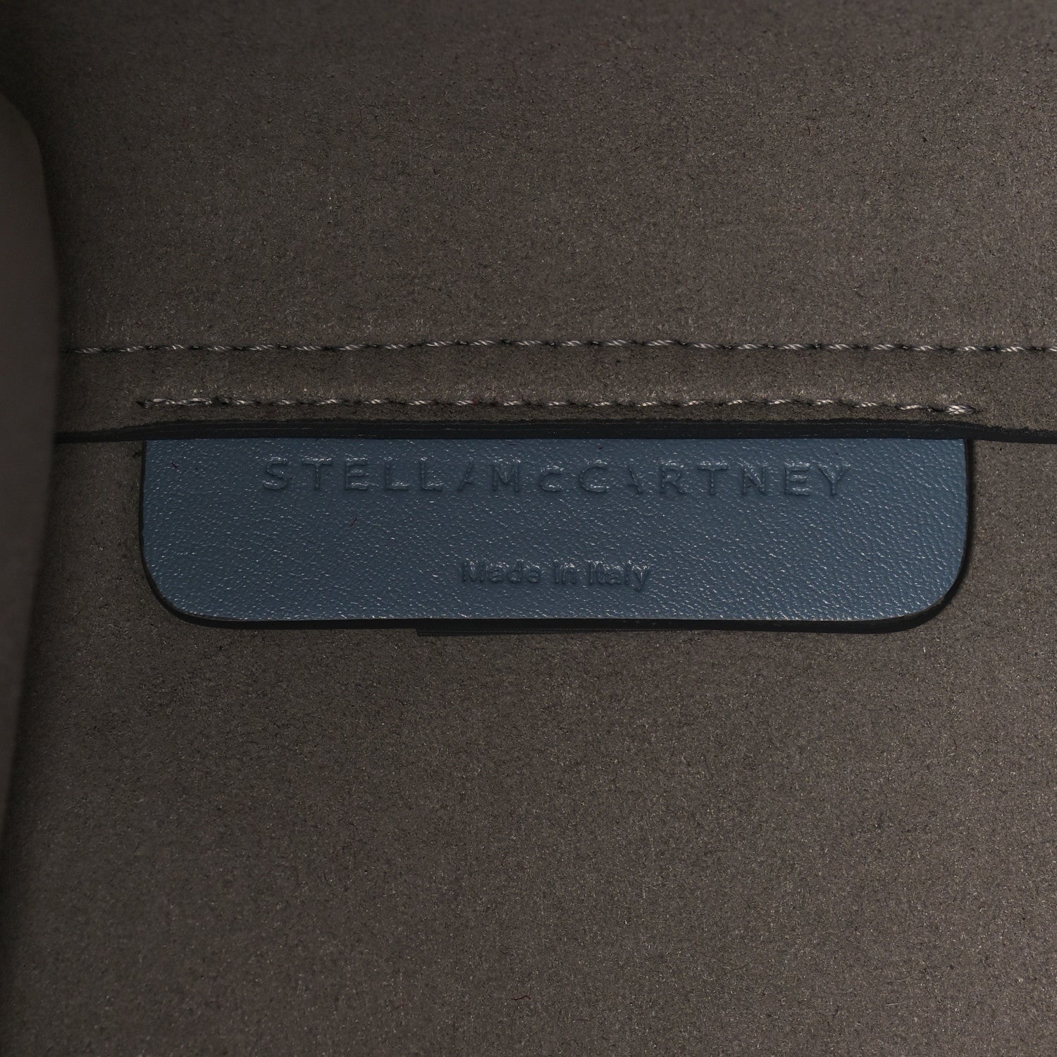Stella McCartney Eco Alter Nappa Perforated Logo Crossbody Thunder 6 of 6