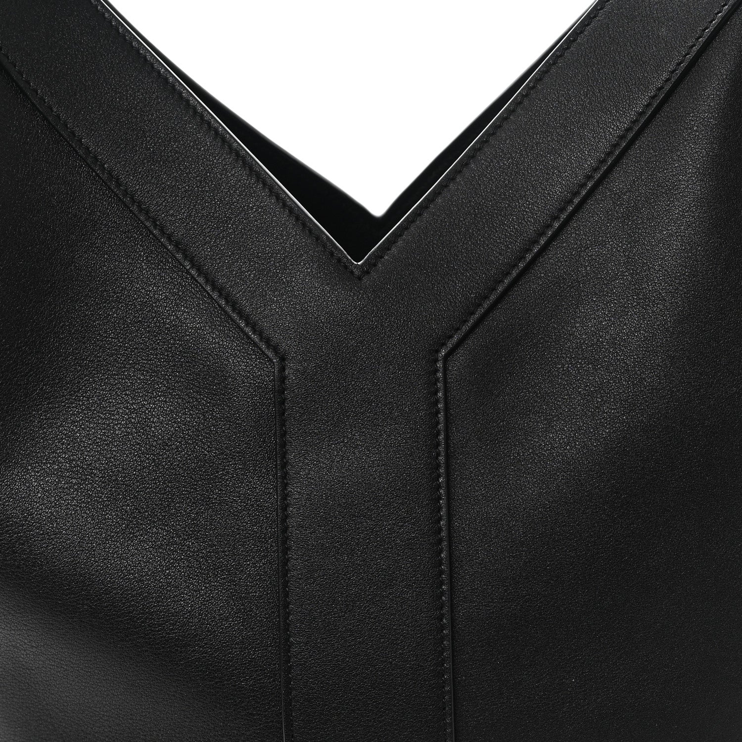 Saint Laurent Santorini Lux Calfskin Y Drawstring Tote Black 8 of 10