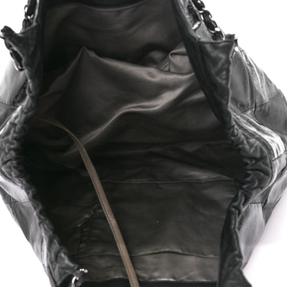 Chanel Patent Patchwork Brooklyn Tote Black 5 of 11