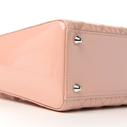 Christian Dior Patent Cannage Large Lady Dior Light Pink 10 of 12