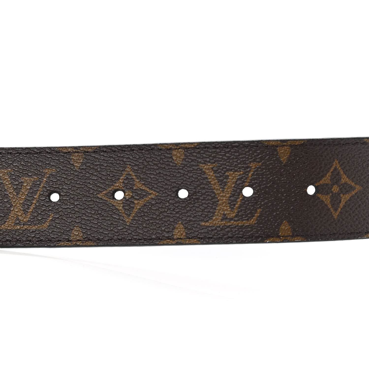 Louis Vuitton Calfskin Monogram 40mm LV Initiales Reversible Belt 95 38 Black 5 of 6