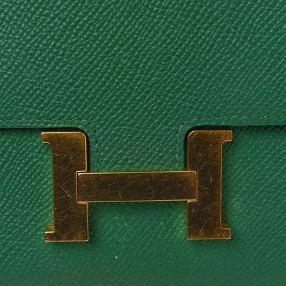 Hermes Epsom Constance Short Wallet Vert Vertigo 7 of 11