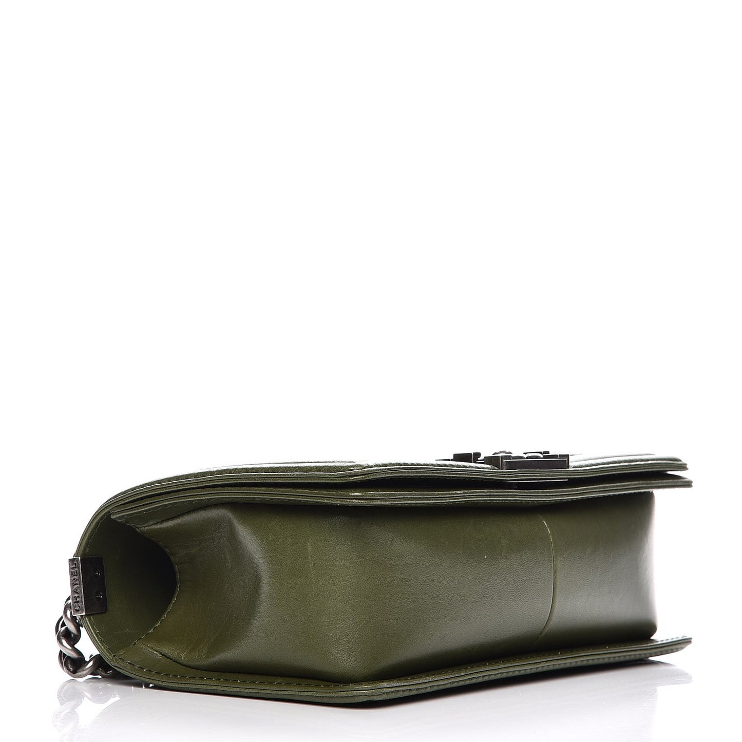 Lambskin Medium Celtic Boy Flap Green