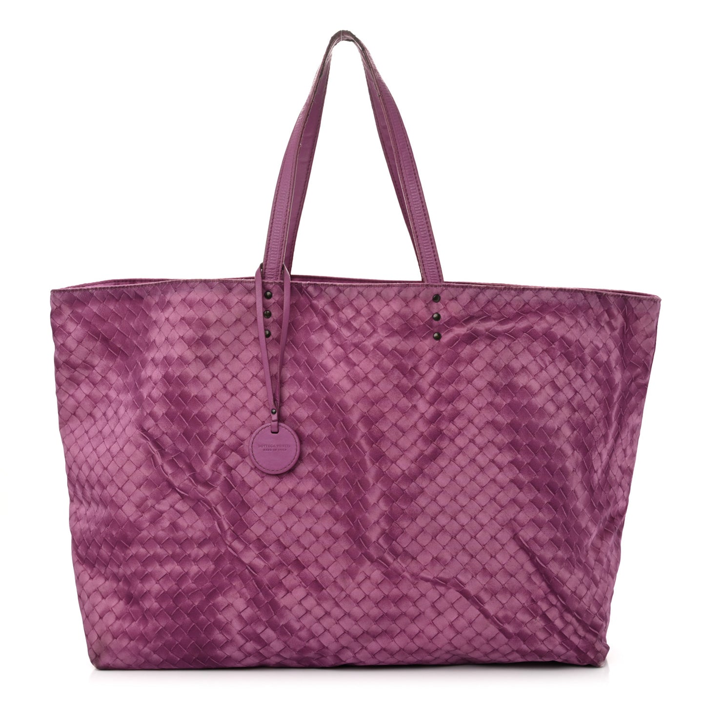 Nylon Large Intrecciolusion Tote Corallo