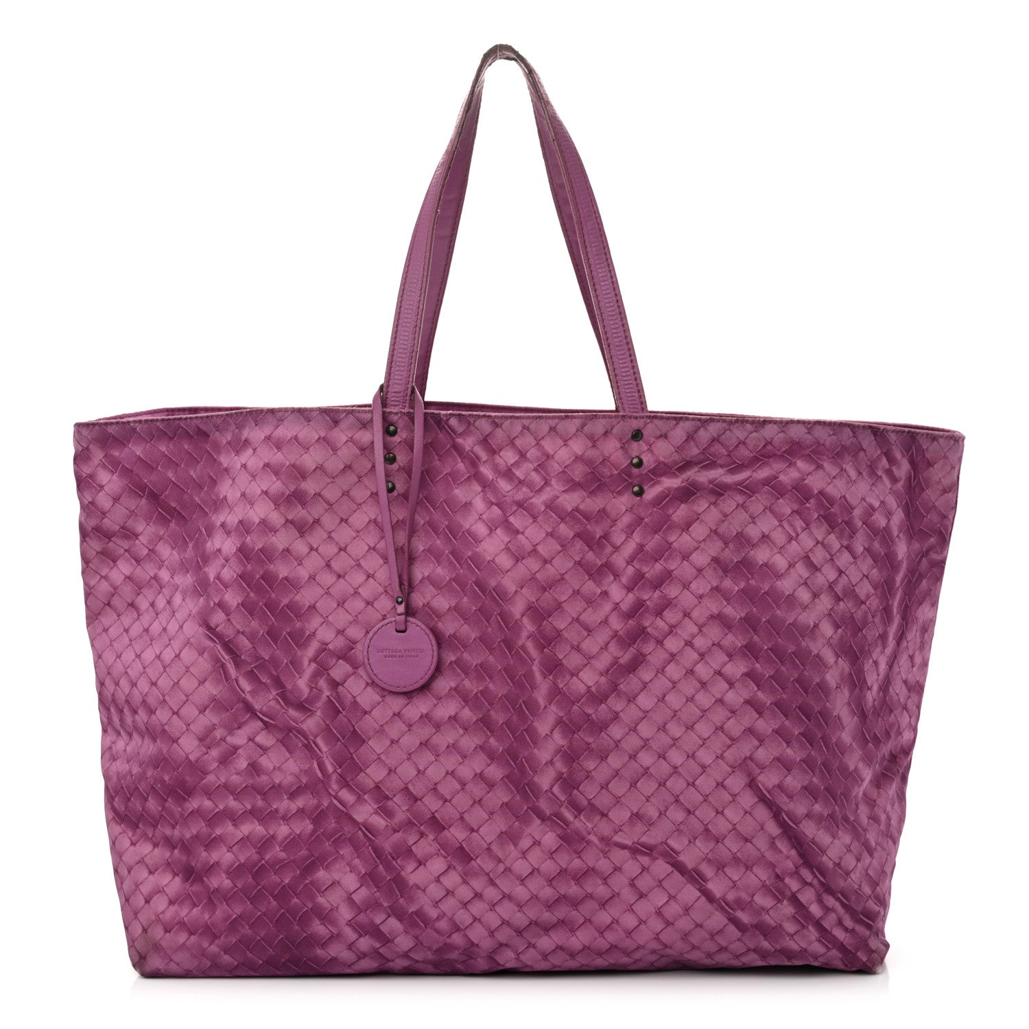 Bottega Veneta Nylon Large Intrecciolusion Tote Corallo 1 of 17