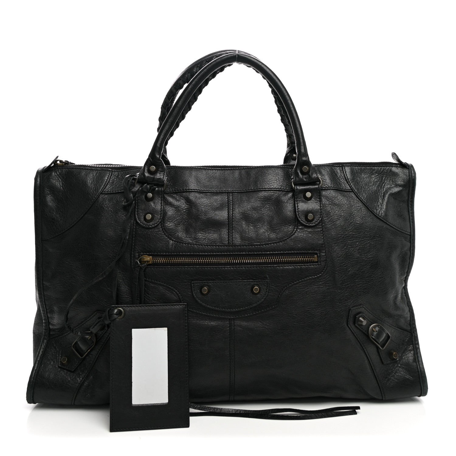 Balenciaga Agneau Classic Hardware Work Black 2 of 11