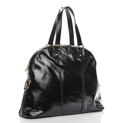 Saint Laurent Patent Oversized Muse Black 3 of 10