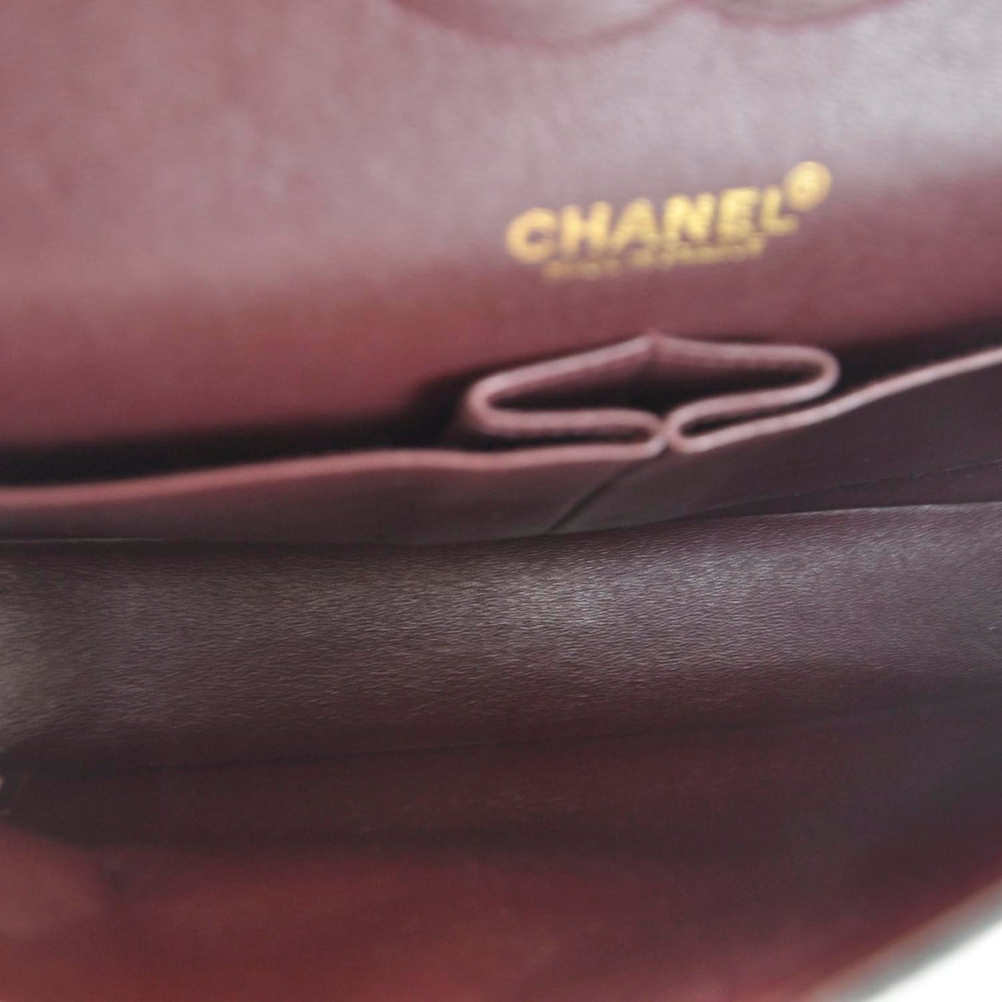 Lambskin Medium Double Flap Black