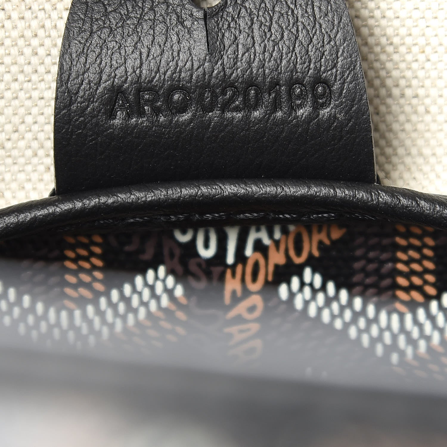 Goyard Goyardine Artois MM Black 9 of 10