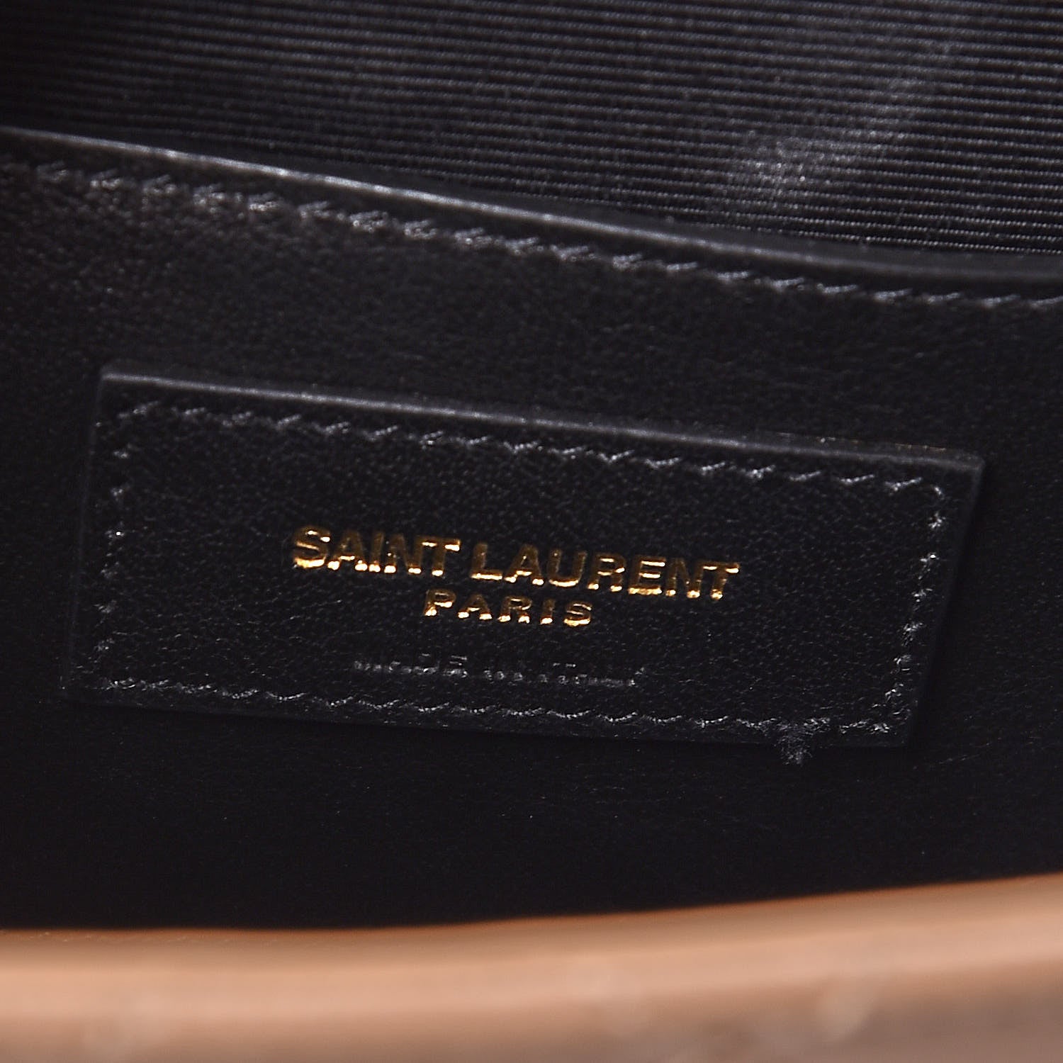 Saint Laurent Grain De Poudre Textured Mixed Matelasse Triquilt Small Monogram Satchel Cork 8 of 8