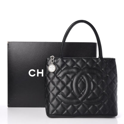 Chanel Caviar Quilted Medallion Tote Black 8 of 8