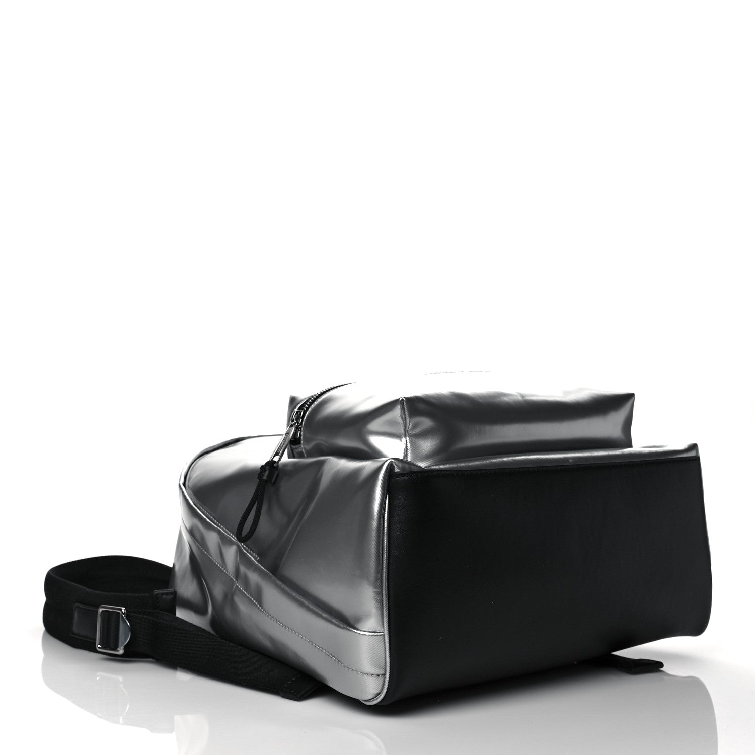 Burberry Coated Canvas Jett Backpack Silver 3 of 9
