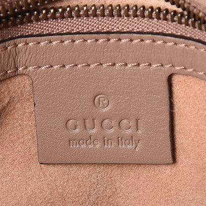 Gucci Calfskin Matelasse Small GG Marmont Shoulder Bag Porcelain Rose 9 of 11