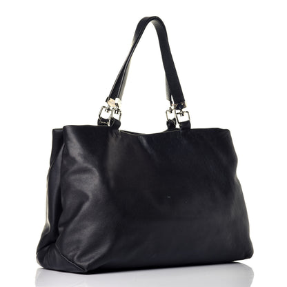 Dolce & Gabbana Deerskin Pocket Tote Black 4 of 19