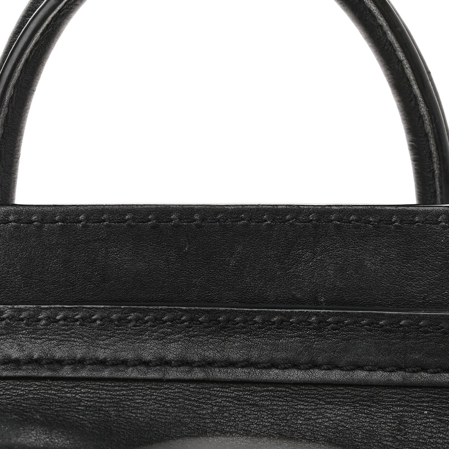 Celine Smooth Calfskin Nano Luggage Black 7 of 10