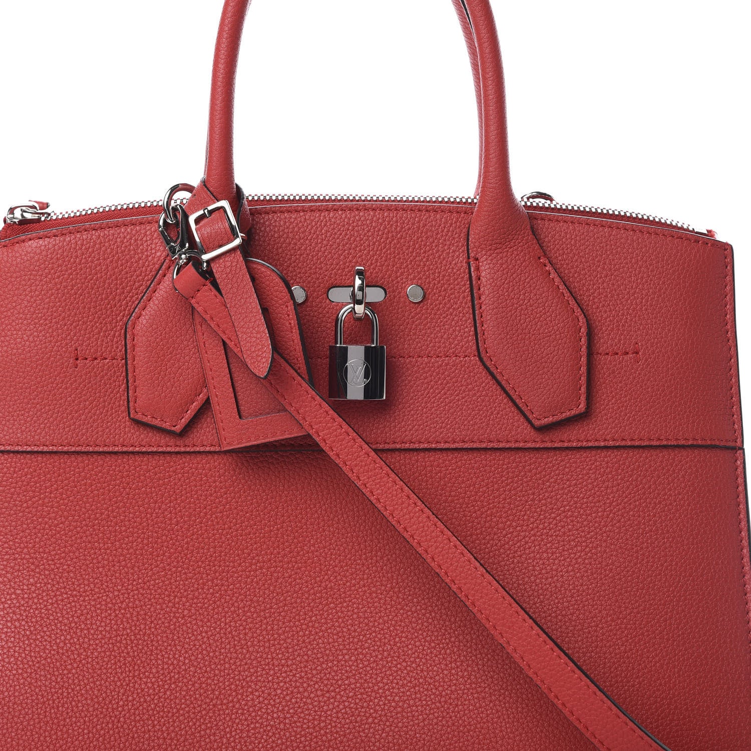 Louis Vuitton Calfskin City Steamer MM 9 of 11