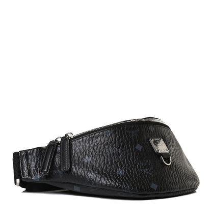 MCM Visetos Small Stark Belt Bag Black 4 of 11