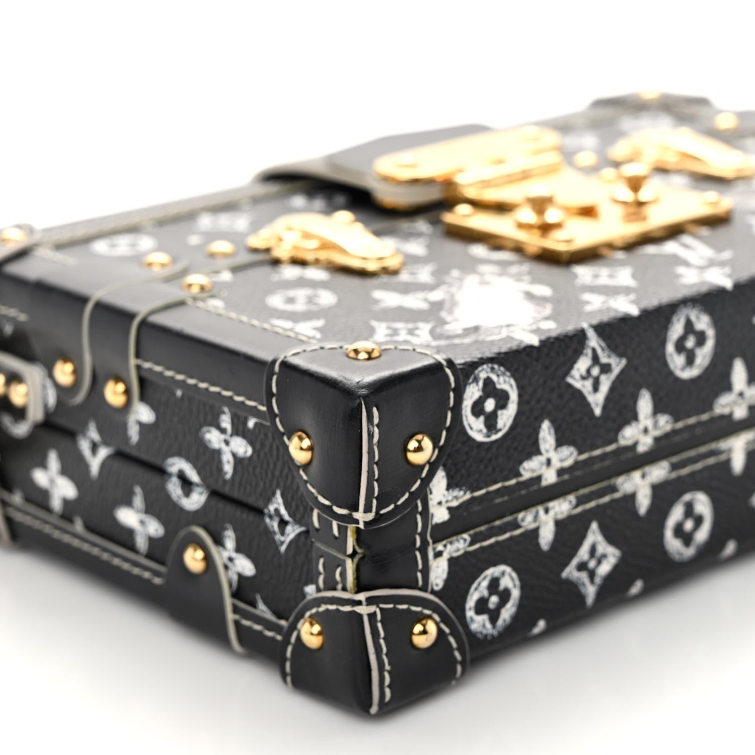 Louis Vuitton Catogram Petite Malle Black 8 of 9