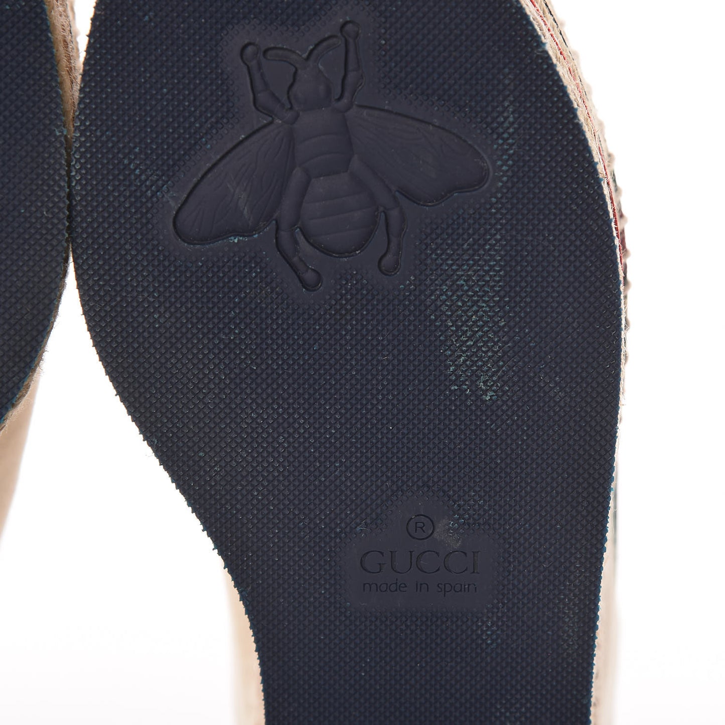 Canvas Logo Lace-Up Platform Espadrilles 35 Greggio Grege
