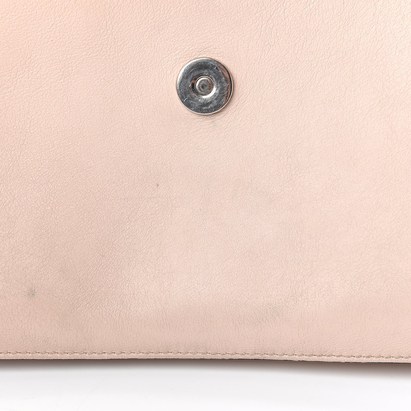 Suede Calfskin Small Faye Shoulder Bag Cement Pink