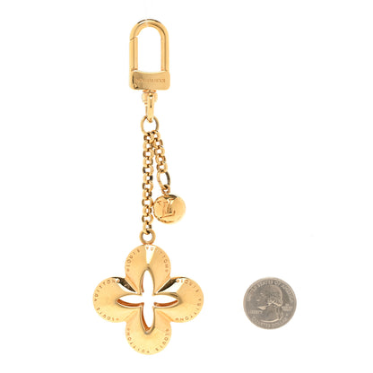 Louis Vuitton Metal Eclipse Bag Charm Key Holder Gold 2 of 4