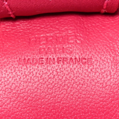 Hermes Milo Lambskin Grigri Rodeo Horse Bag Charm PM Rose Mexico 4 of 5