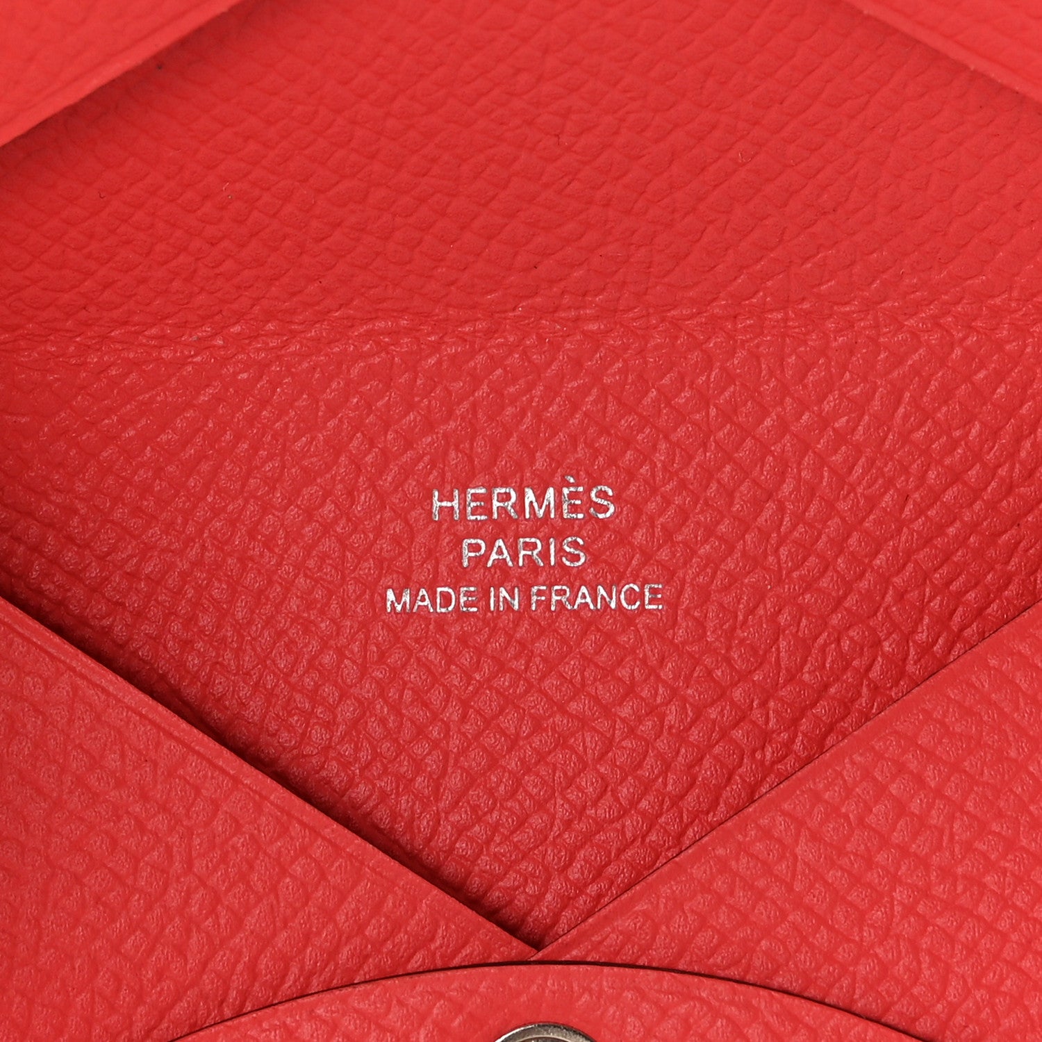 Hermes Epsom Calvi Card Case Rose Azalee 6 of 7