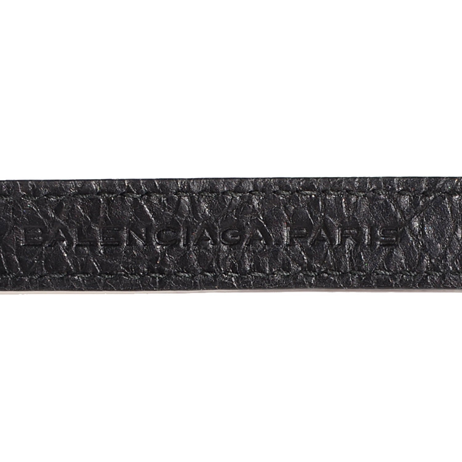Balenciaga Agneau Giant Silver Hardware Triple Tour M Braceletedium Black 6 of 9