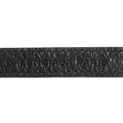 Balenciaga Agneau Giant Silver Hardware Triple Tour M Braceletedium Black 6 of 9