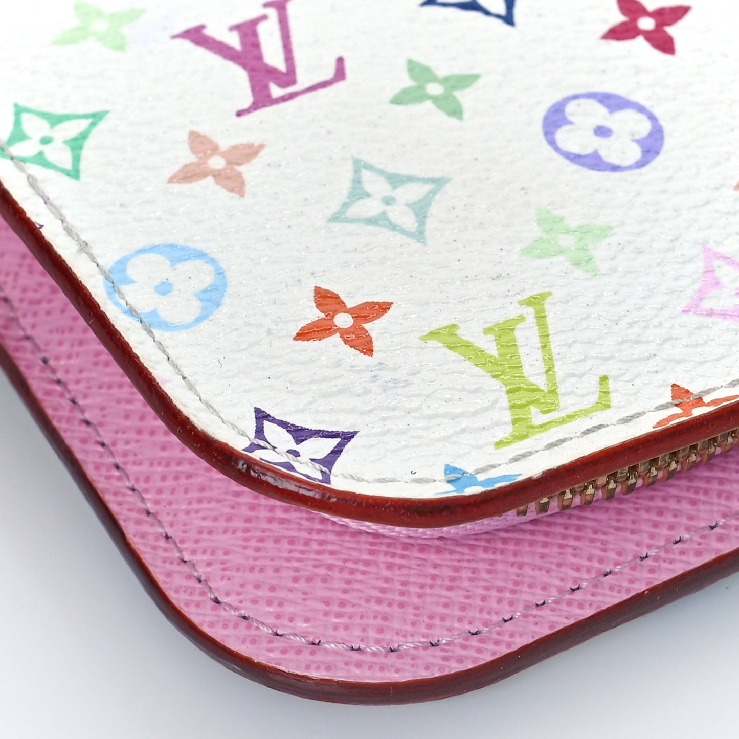 Monogram Multicolor Insolite Wallet White Litchi