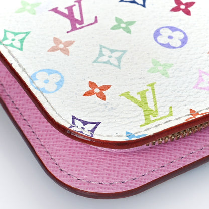 Louis Vuitton Monogram Multicolor Insolite Wallet White Litchi 9 of 10