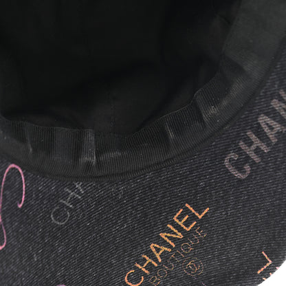 Chanel Cotton Mood Cap Hat Black Multicolor 10 of 10