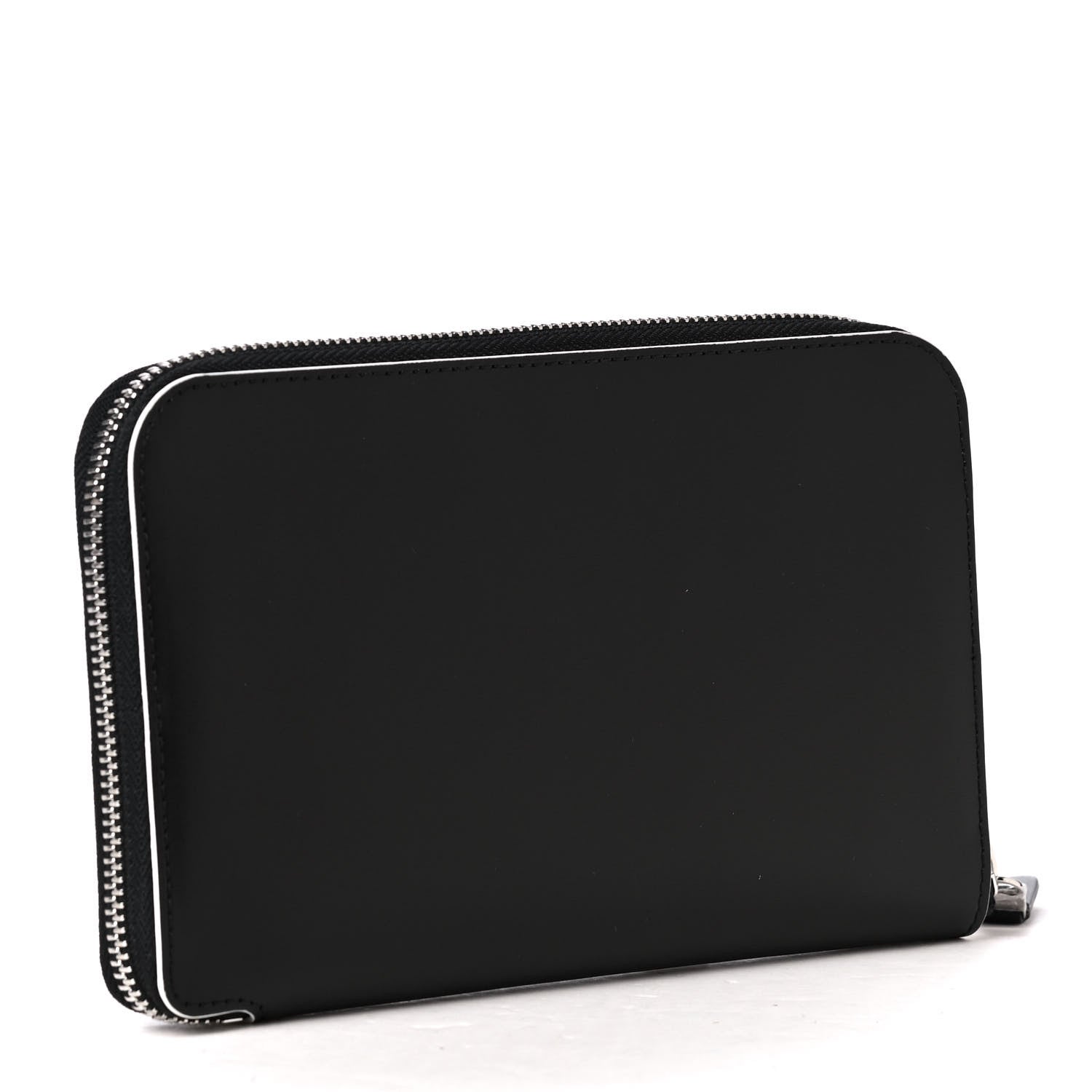 Delvaux Box Calf Bowler Hat Trompe L'œil Multi Wallet Black 3 of 5