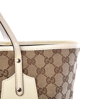 Gucci Monogram Web Large Jolie Tote White 19 of 24