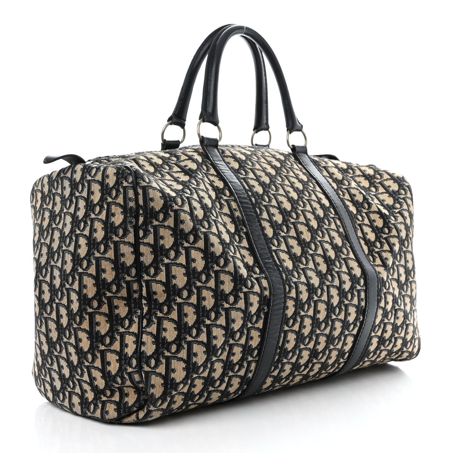 Christian Dior Monogram Duffle Navy Blue 3 of 13