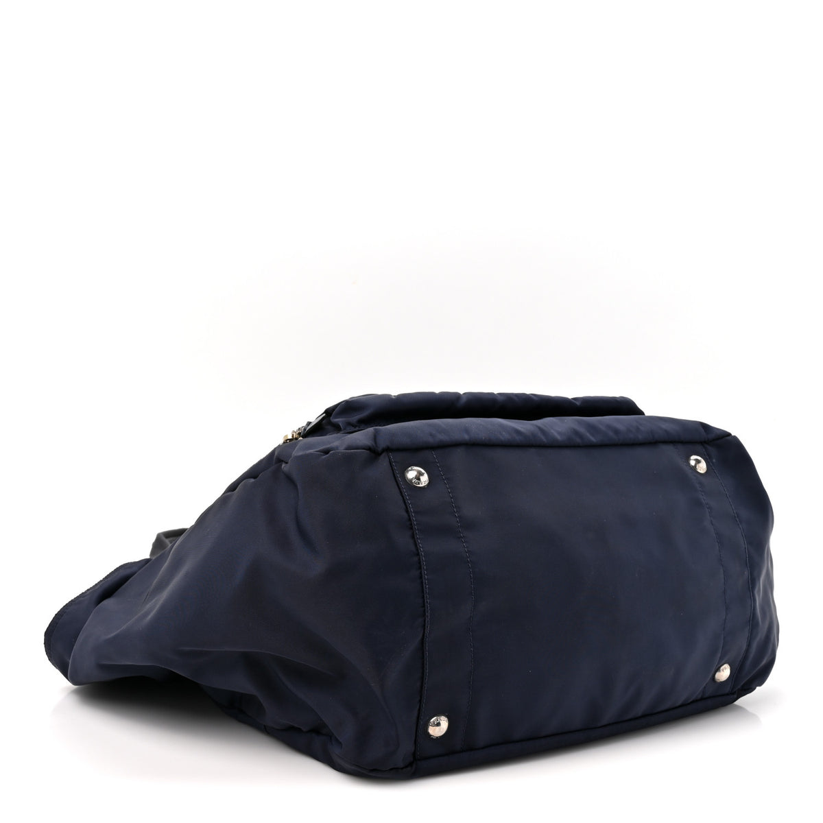 Tessuto Nylon Vela Diaper Bag Blue
