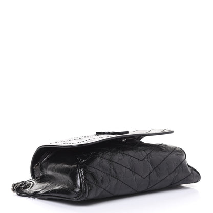 Saint Laurent Crinkled Calfskin Matelasse Monogram Niki Body Bag Black 3 of 4