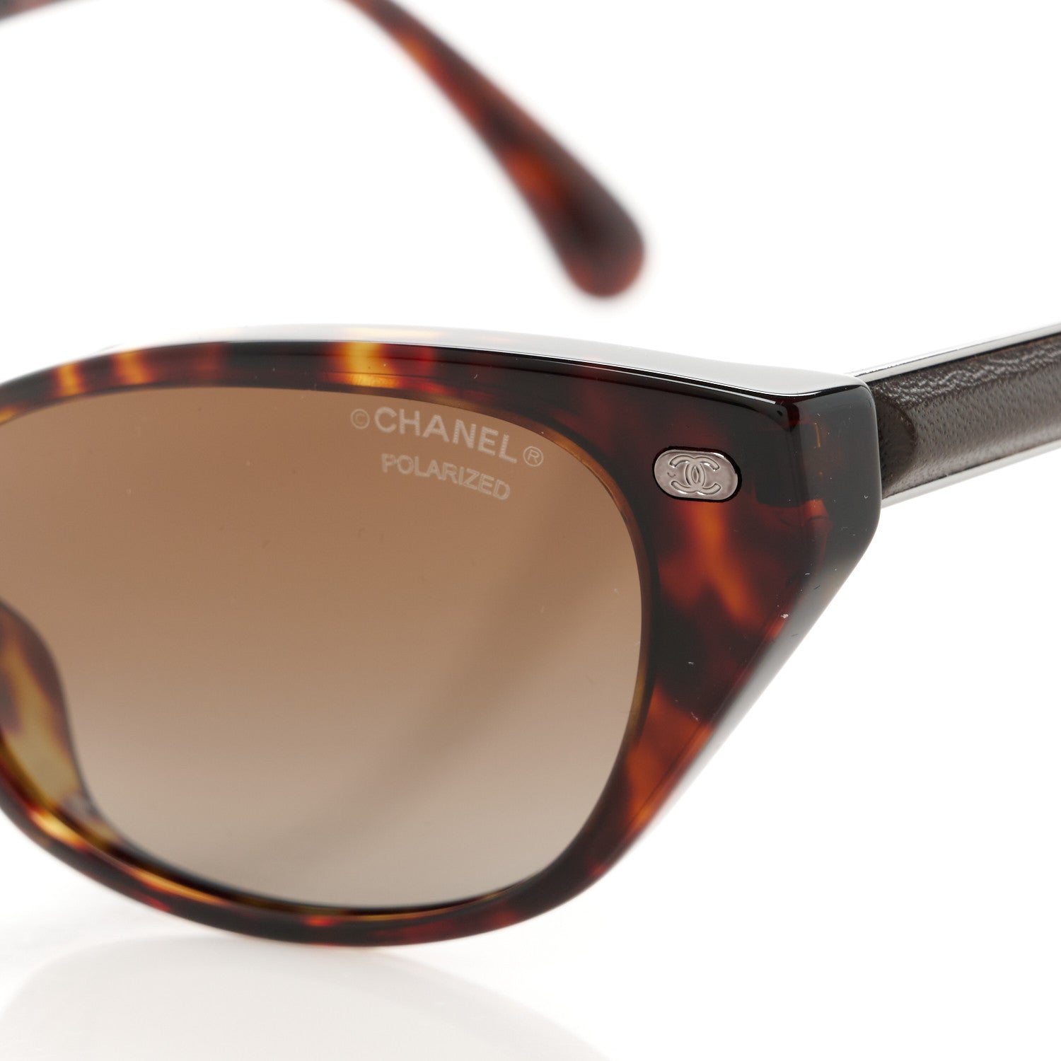 Chanel Acetate CC Cat Eye Sunglasses 5438-Q Tortoise 7 of 8