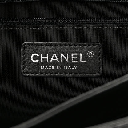 Chanel Caviar Quilted Medium Rock In Rome Single Flap Black 6 of 12
