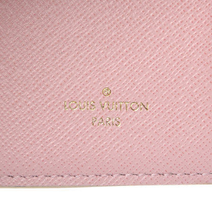 Louis Vuitton Damier Azur Victorine Wallet Rose Ballerine 6 of 7