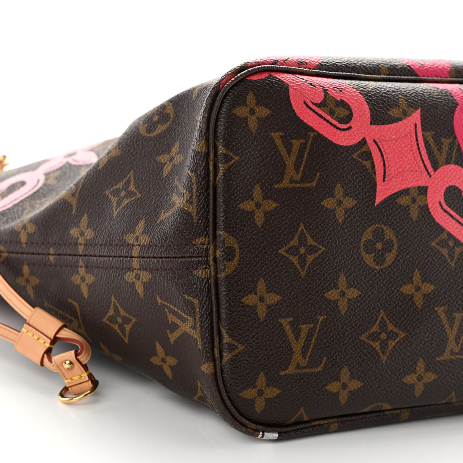 Louis Vuitton Monogram Bay Neverfull MM Rose Ballerine Poppy 9 of 11